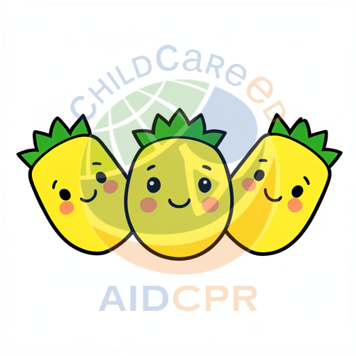 Three smiling pineapples hugging together