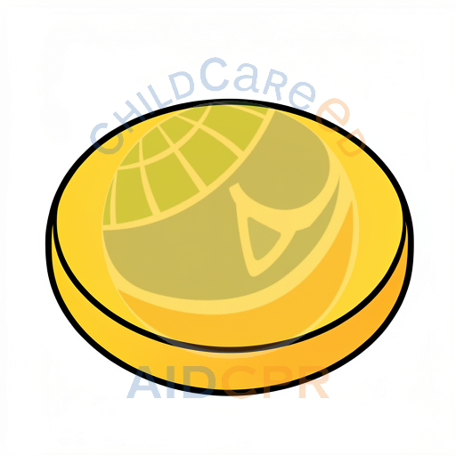 Simple yellow shape with bold border