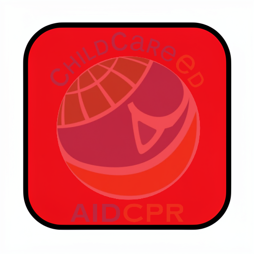 Red square button with black border