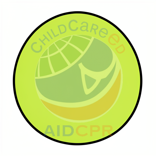 Bright lime circle for early learning