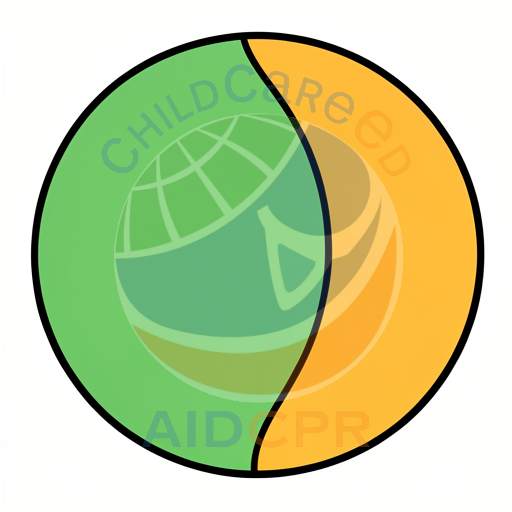 Green and yellow circle split evenly