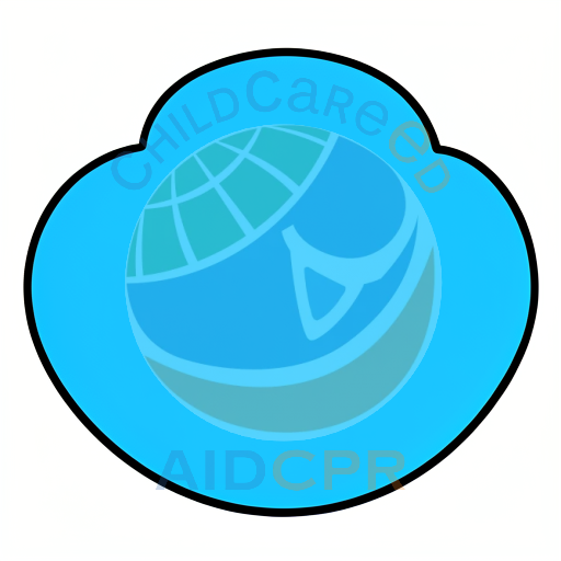 Blue cloud with black outline floating