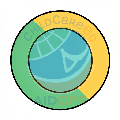Circle divided into three colored sections