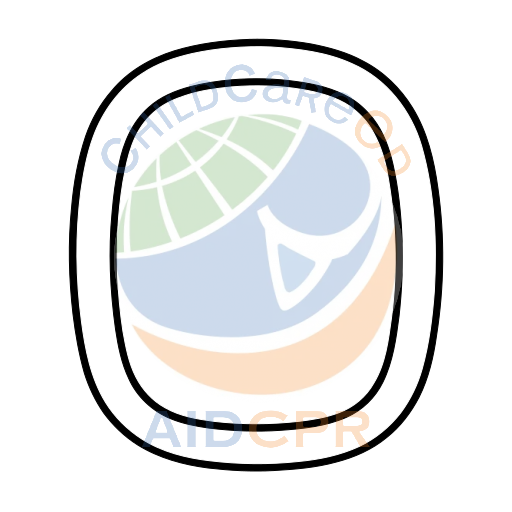 Blue shape inside yellow rounded border coloring page