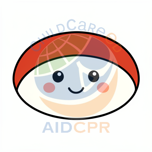 Happy smiling dumpling with red hat silhouette - ChildCareEd