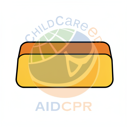 Orange and yellow stacked rectangular blocks silhouette - ChildCareEd