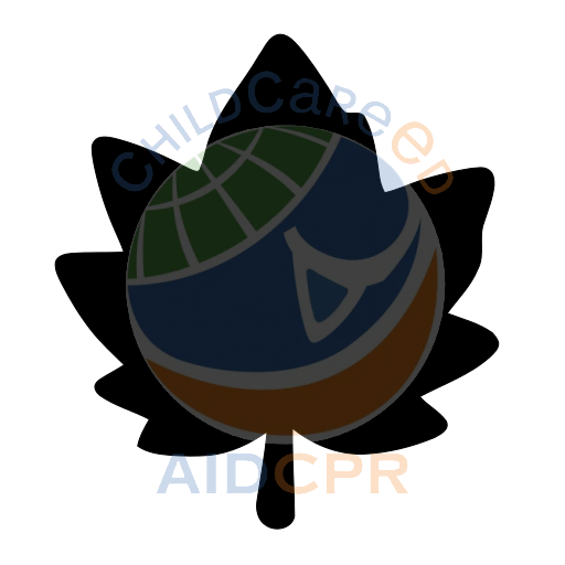 Bold colored maple leaf graphic silhouette