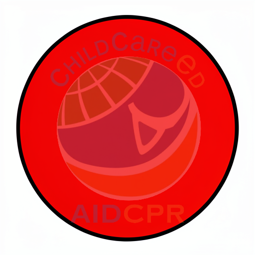 Bold red circle with thick black border