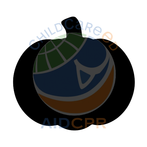 Pumpkin with three rounded sections silhouette