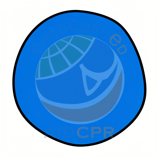 Simple blue shape with bold black border coloring page - ChildCareEd
