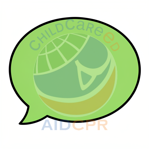 Simple green chat bubble icon