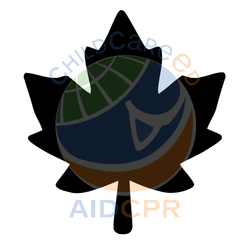 Simple green leaf outline for kids silhouette - ChildCareEd