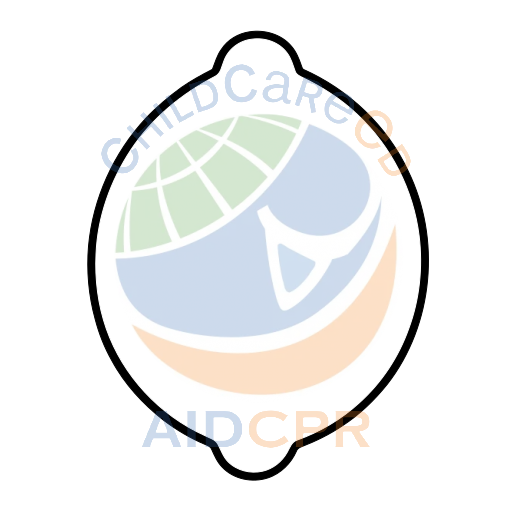 Simple lemon shape for early learning coloring page