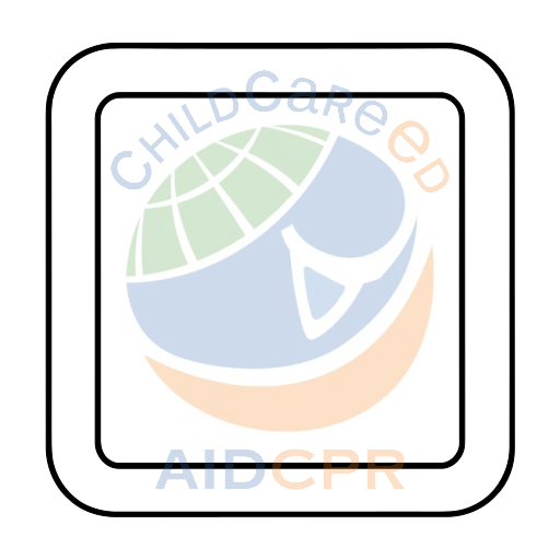 Simple orange bordered square shape coloring page