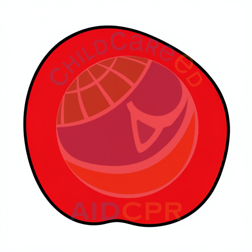 Simple red shape with bold border - ChildCareEd