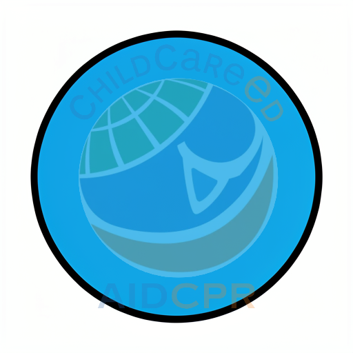 Simple round shape in bright blue