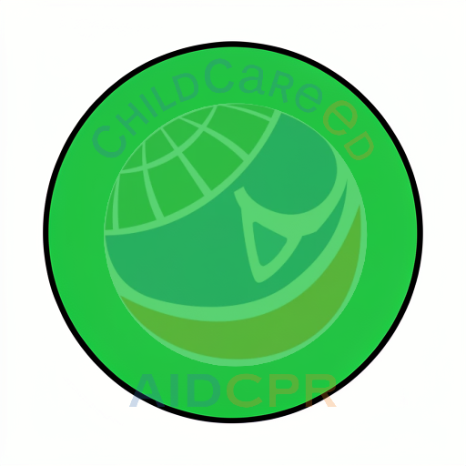 Simple round shape in bright green