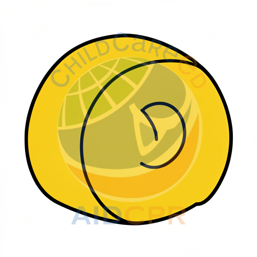 Simple yellow circle with black border