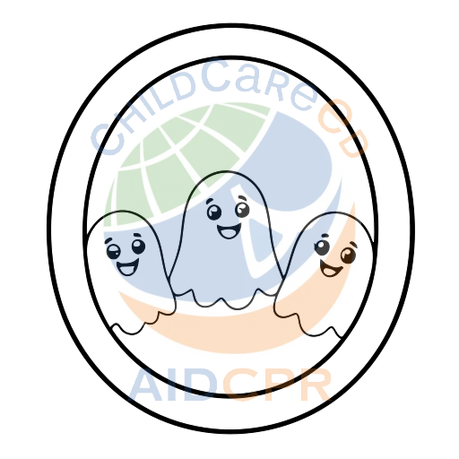 Three smiling ghosts looking through window coloring page