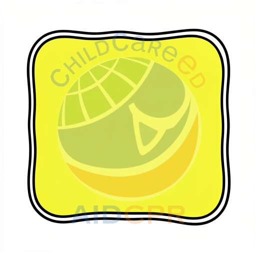 Yellow wavy bordered square shape