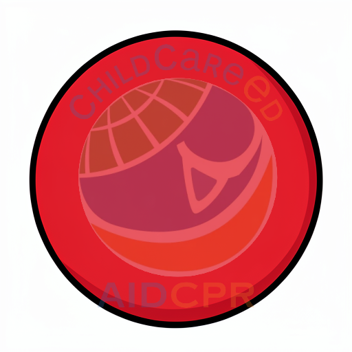 Bright red circle for early learning