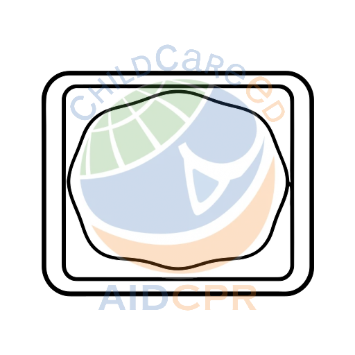 Yellow shape on blue background coloring page - ChildCareEd