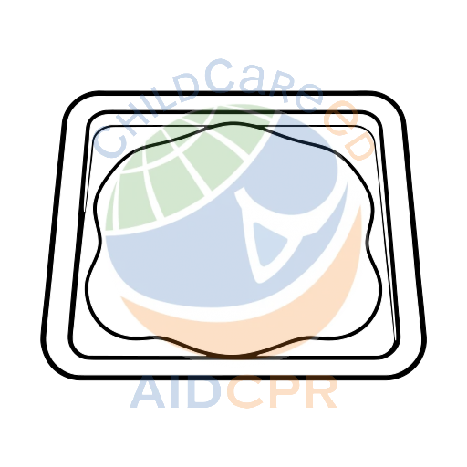 Yellow shape inside blue rounded rectangle coloring page