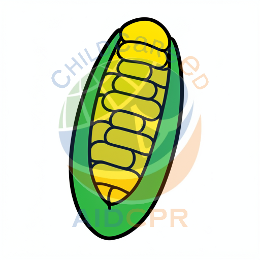 Yellow corn kernels inside green husk