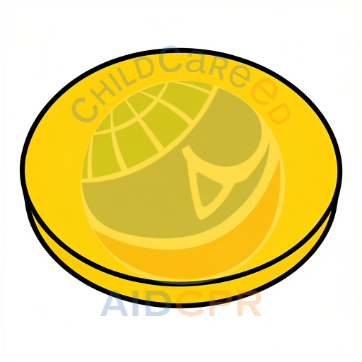 Simple yellow circle with bold black border