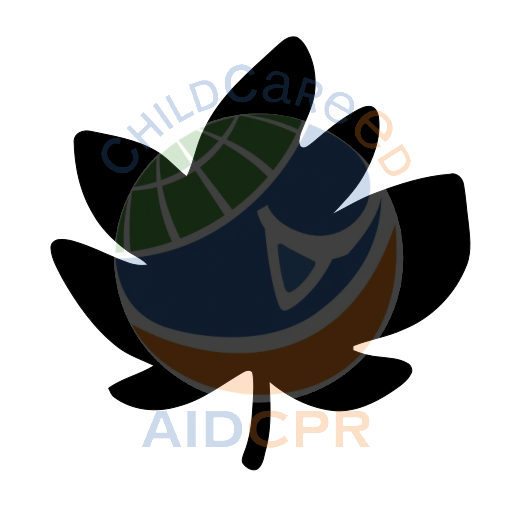 Green leaf with five pointed tips silhouette