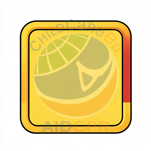 Yellow square with black border