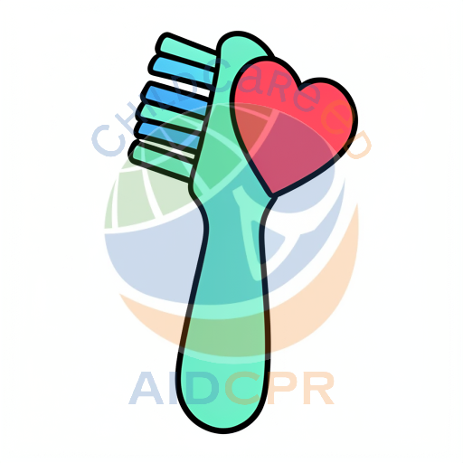 Fork holding a red heart shape