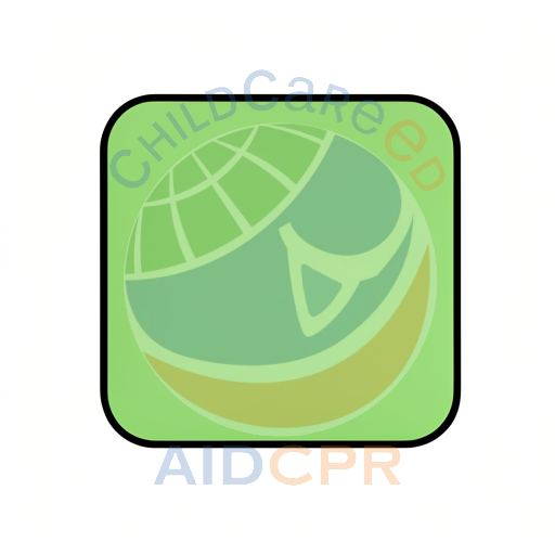 Green square button with black border