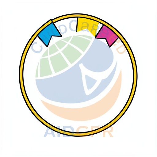 Circle divided into three colored sections