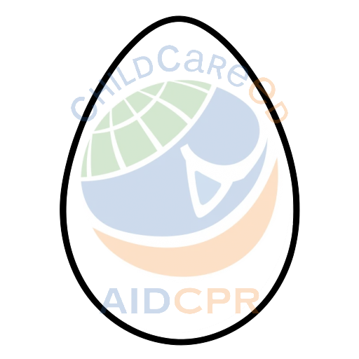 Basic egg drawing with thick black border silhouette - ChildCareEd