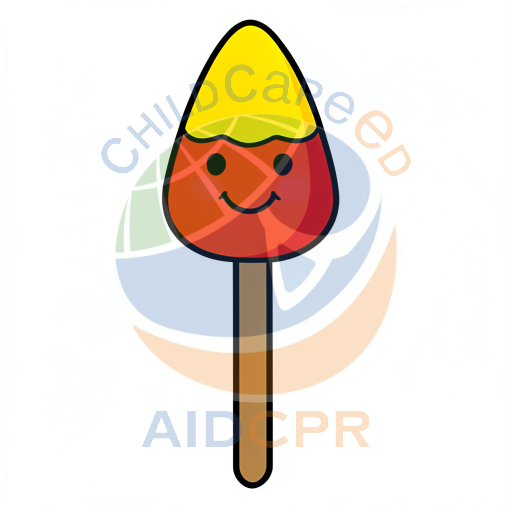Happy candy corn with smiling face