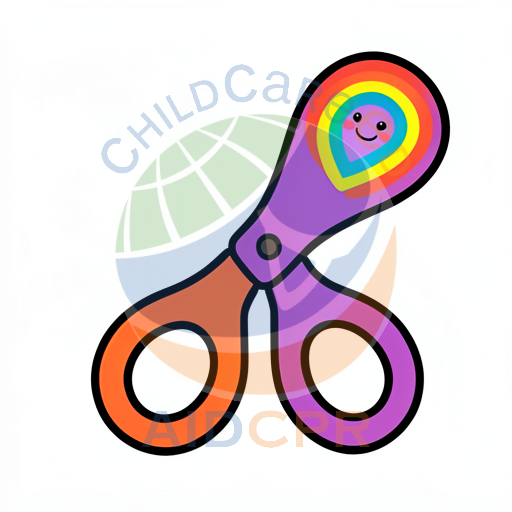 Happy Rainbow Scissors Cutting Fun
