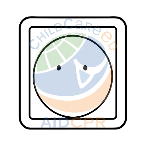 Orange circle with two dots inside square coloring page