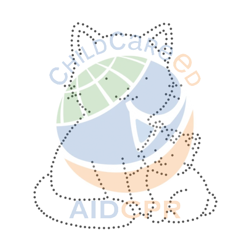 Big orange cat lovingly holding tiny kitten dotted tracing worksheet