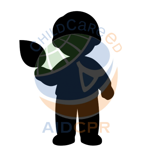 Boy smiling while holding leaf silhouette