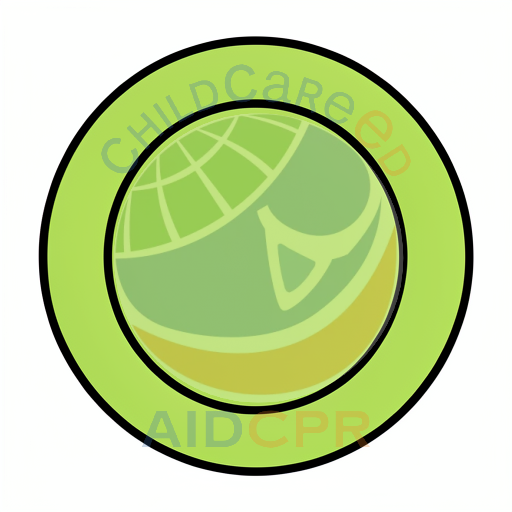 Black bordered lime green circular design