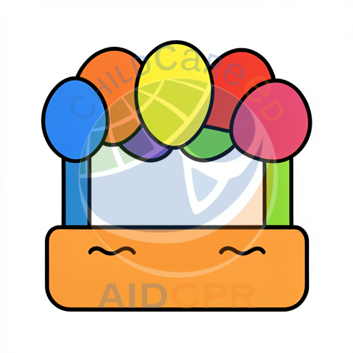 Colorful Easter eggs in a basket