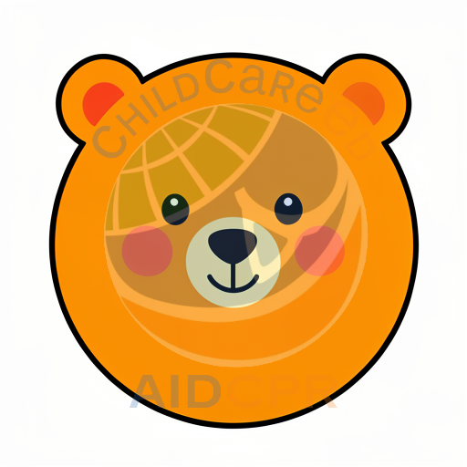 Happy orange bear with round cheeks