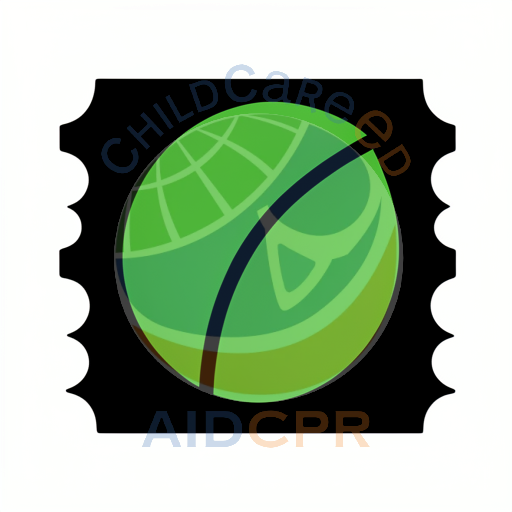 Green leaf inside black postage stamp