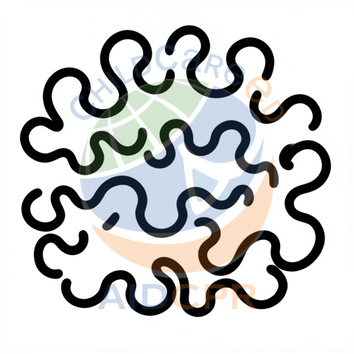 Black squiggly lines forming a playful pattern