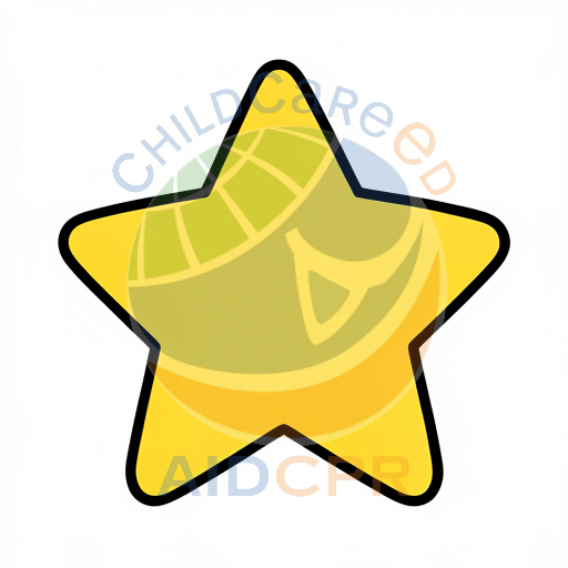 Bright star shape for kids