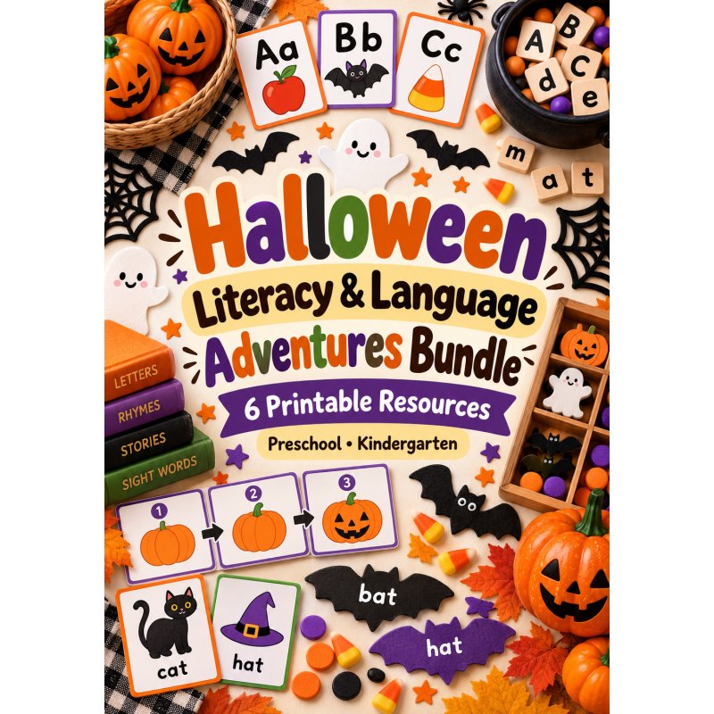 Halloween Literacy & Language Adventures Bundle