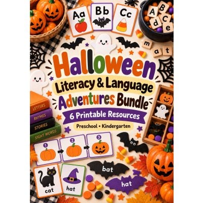 Halloween Literacy & Language Adventures Bundle
