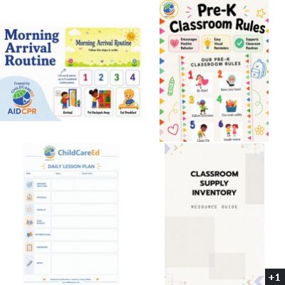 Preschool Classroom Starter Kit | 5 Planning & Organization Resources