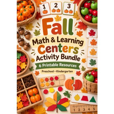 Fall Math & Learning Centers Activity Bundle